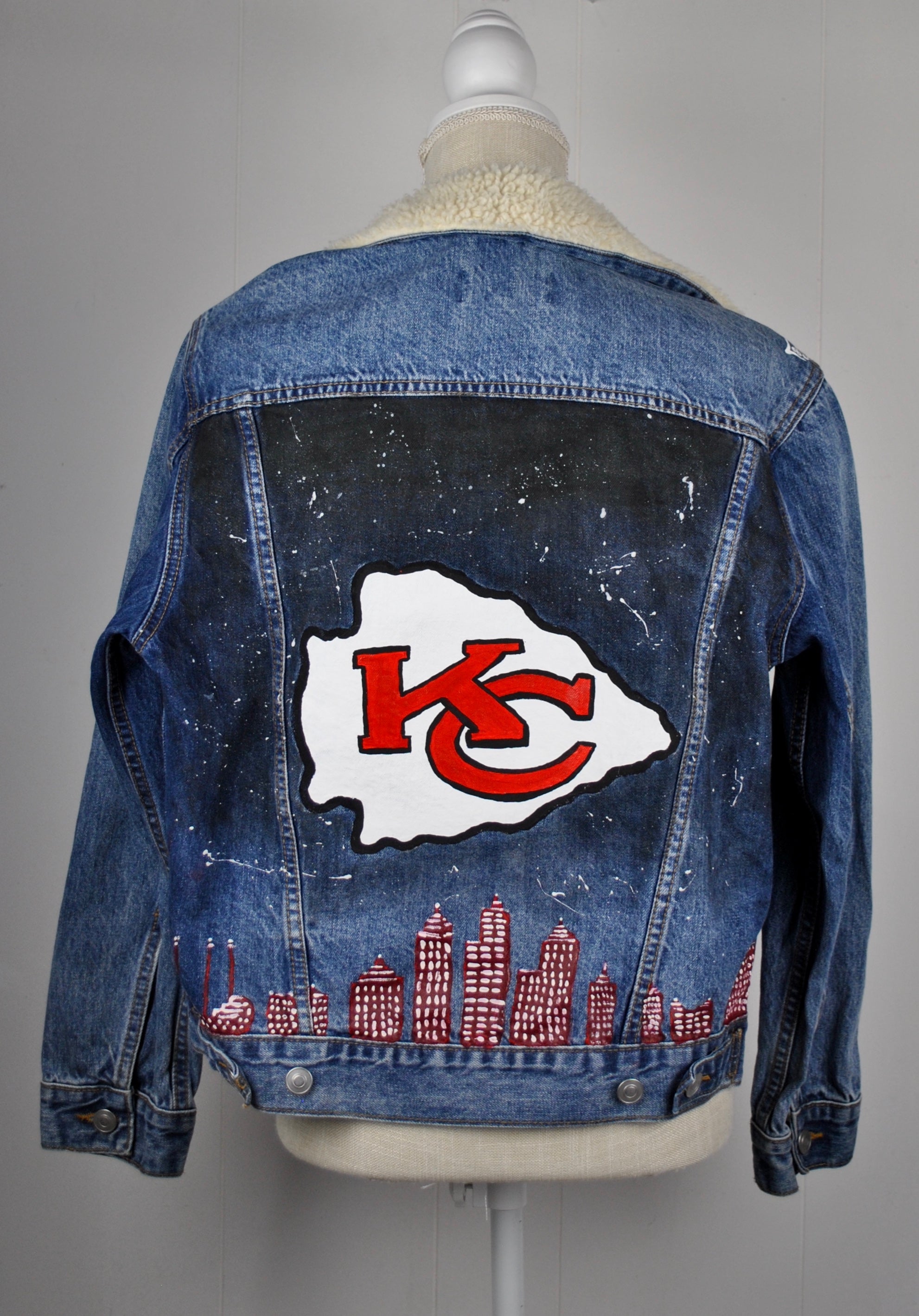 Kansas City Chiefs Skyline Jean Jacket – LOBO FINE ART