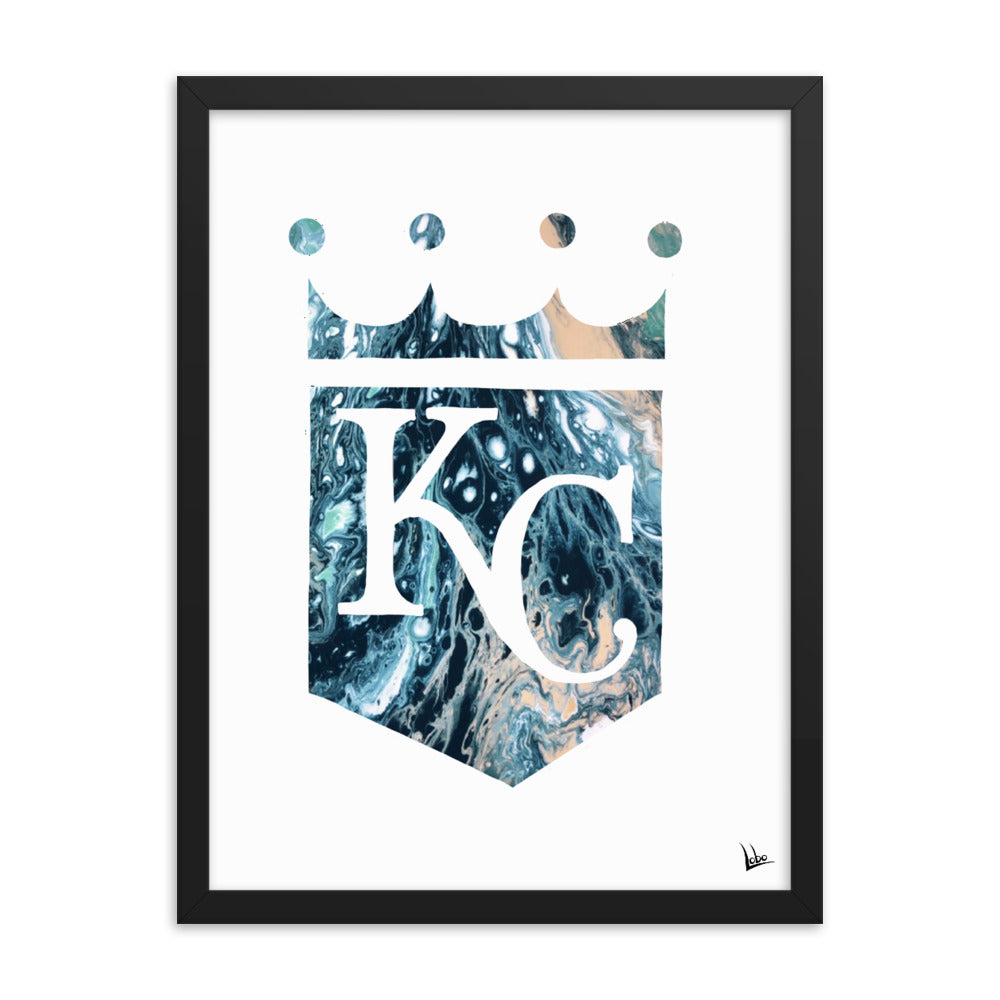 KC Royals Framed poster