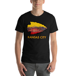 Open image in slideshow, Kansas City Skyline Unisex T-Shirt
