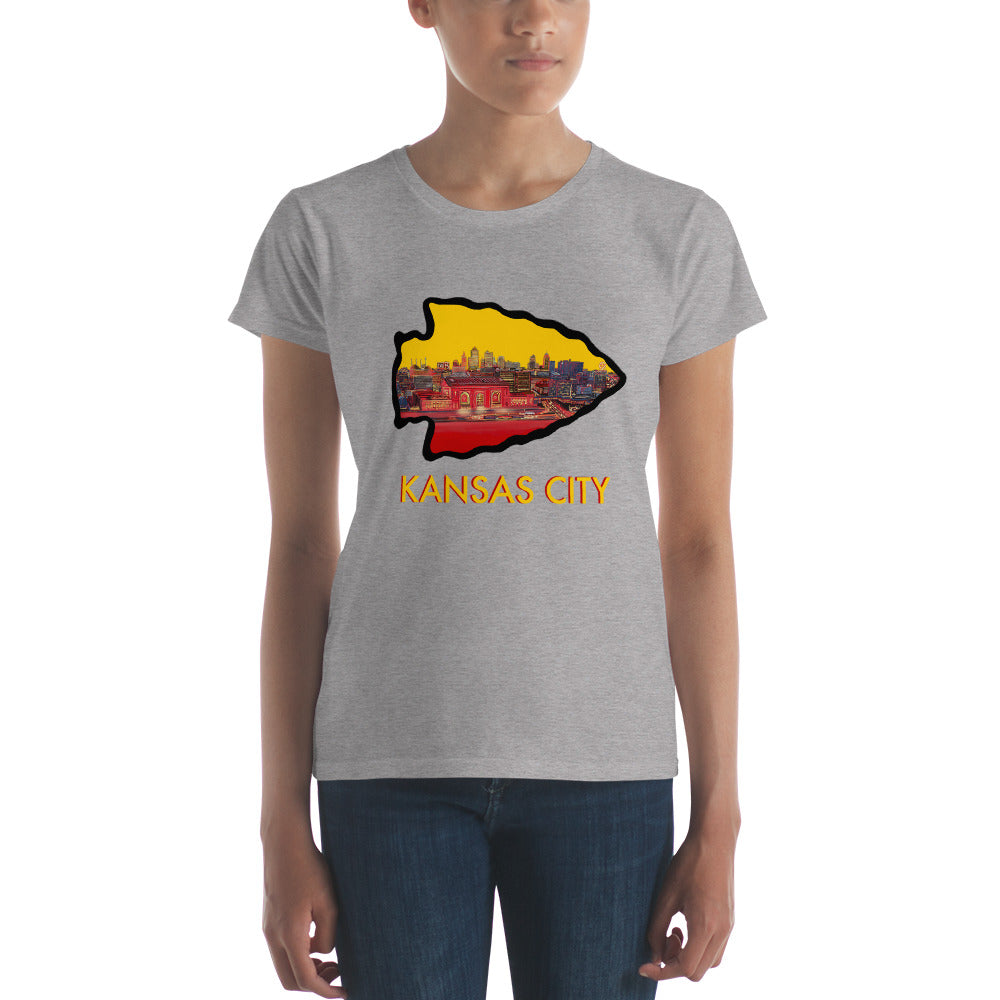 Kansas City Skyline Women's T-shirt