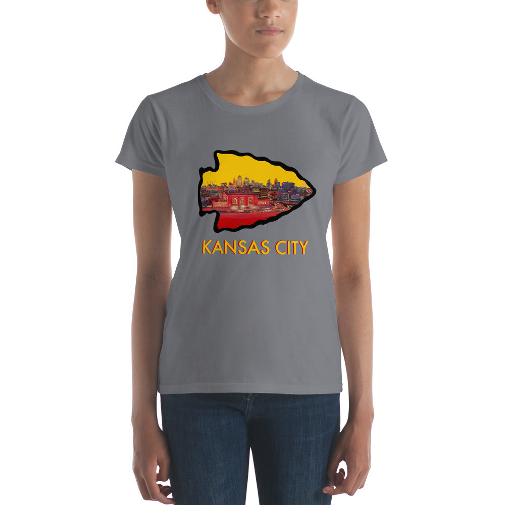 Kansas City Skyline Women's T-shirt